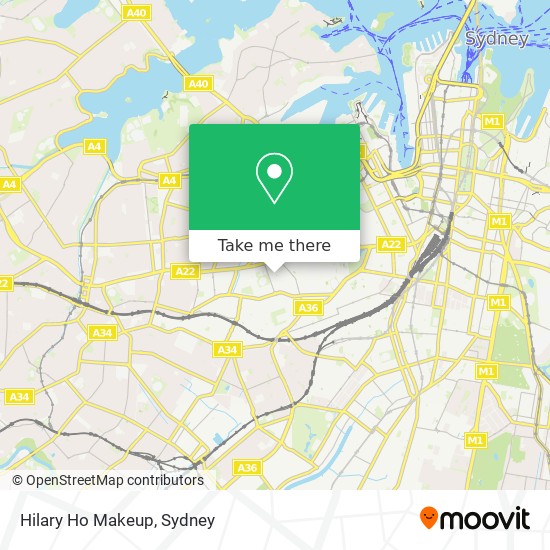 Hilary Ho Makeup map