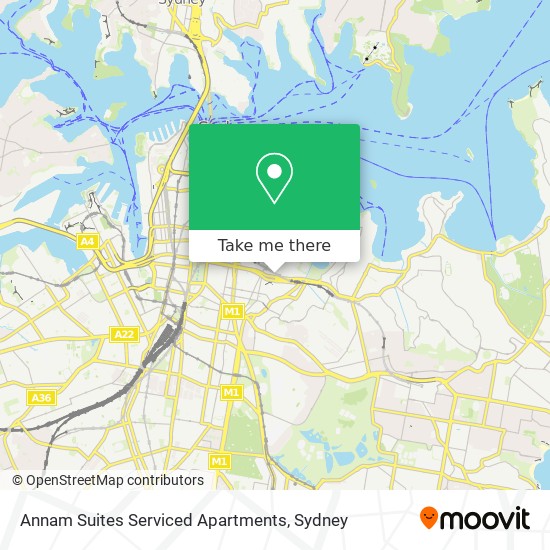Mapa Annam Suites Serviced Apartments