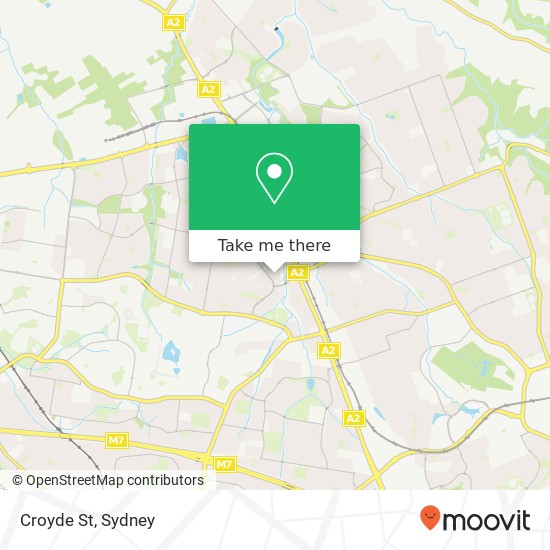 Croyde St map