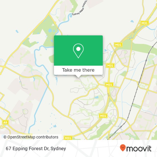 67 Epping Forest Dr map