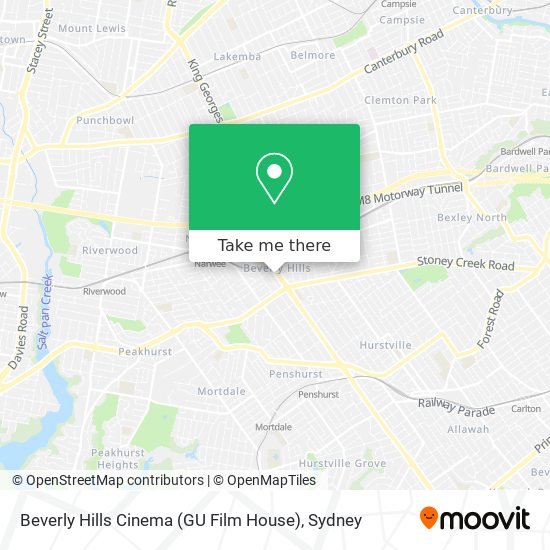 Beverly Hills Cinema (GU Film House) map