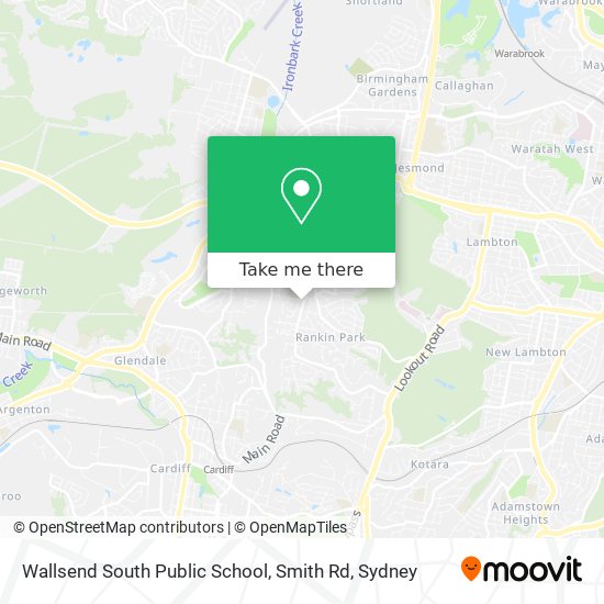 Wallsend South Public School, Smith Rd map