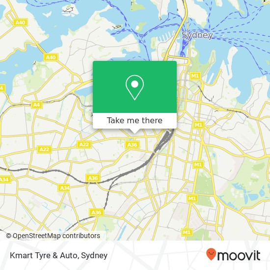 Kmart Tyre & Auto map