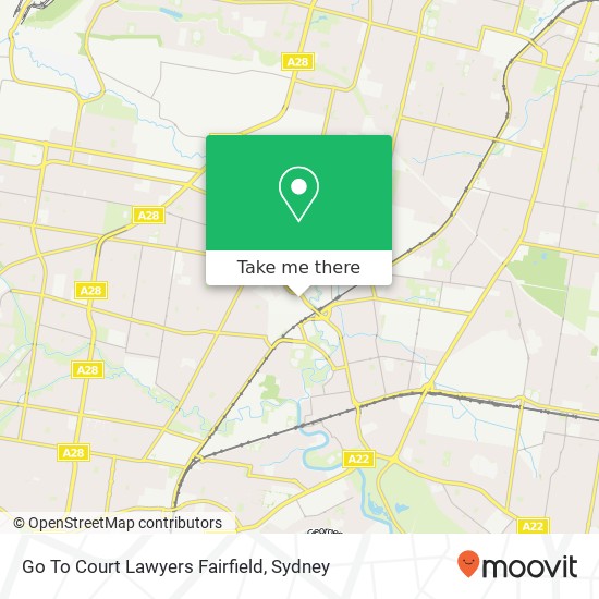 Mapa Go To Court Lawyers Fairfield