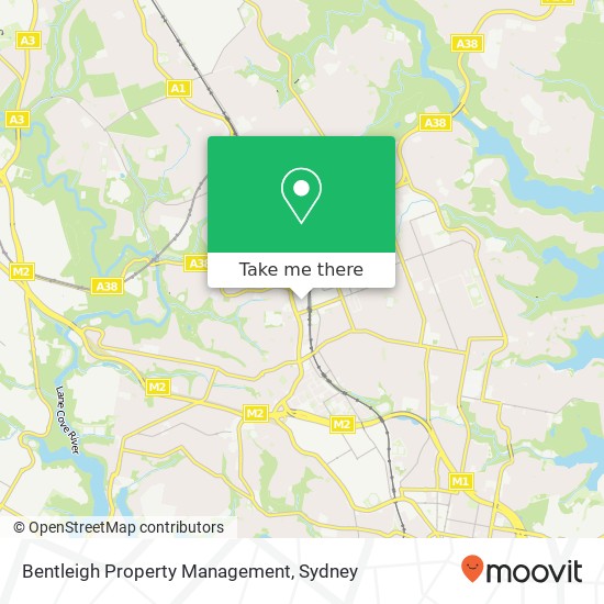 Mapa Bentleigh Property Management