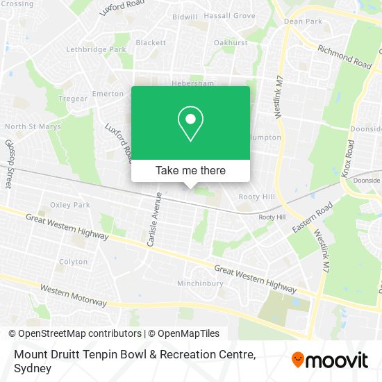 Mount Druitt Tenpin Bowl & Recreation Centre map