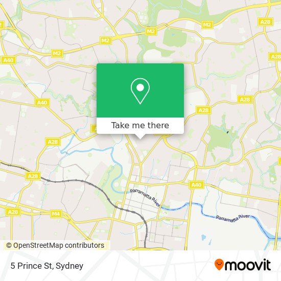 5 Prince St map