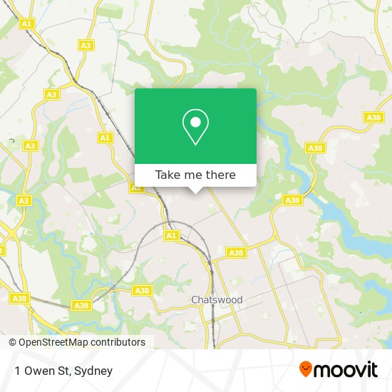 1 Owen St map