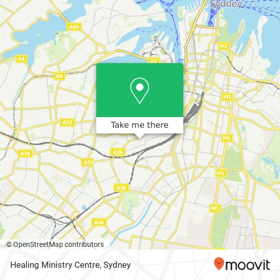 Healing Ministry Centre map