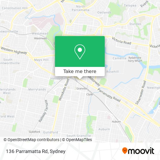 136 Parramatta Rd map