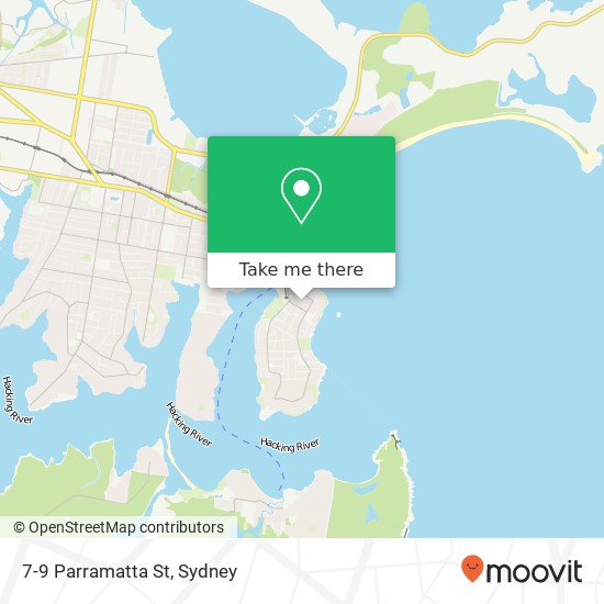 7-9 Parramatta St map