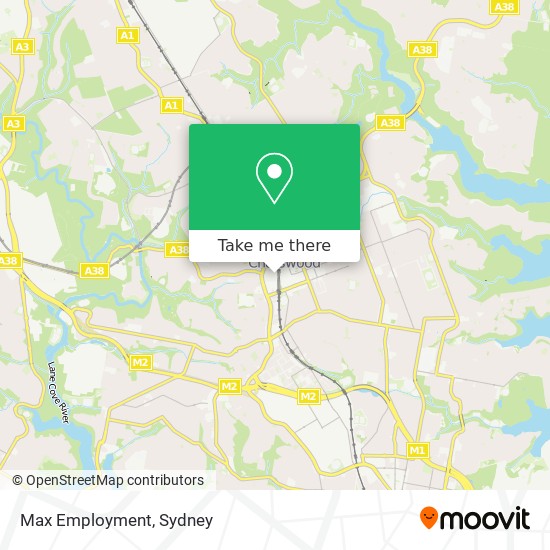 Mapa Max Employment