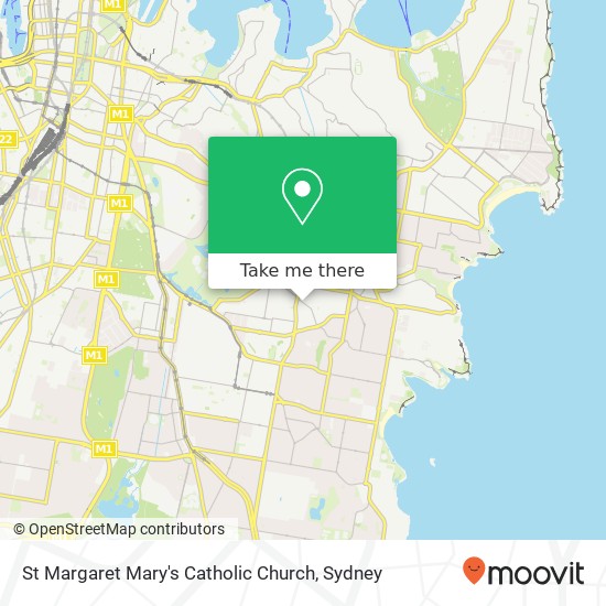 St Margaret Mary's Catholic Church map