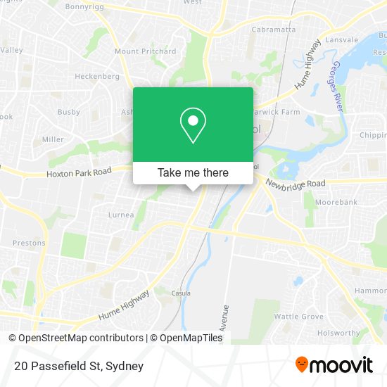 20 Passefield St map