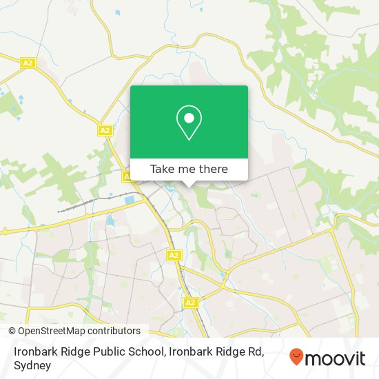 Ironbark Ridge Public School, Ironbark Ridge Rd map