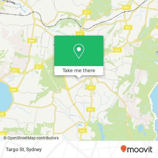 Targo St map