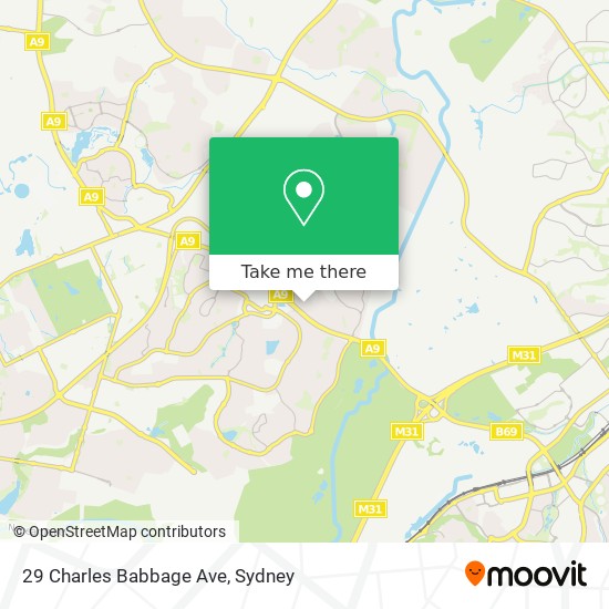 29 Charles Babbage Ave map