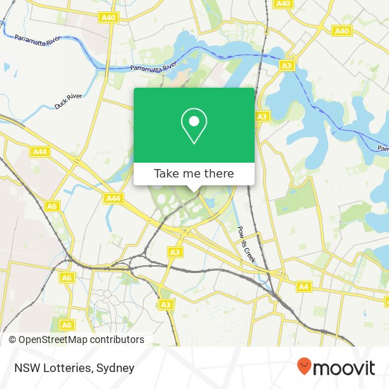 NSW Lotteries map