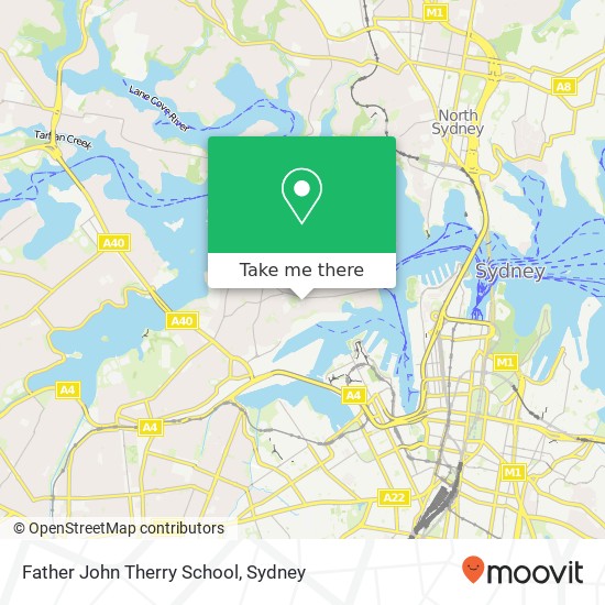 Father John Therry School map