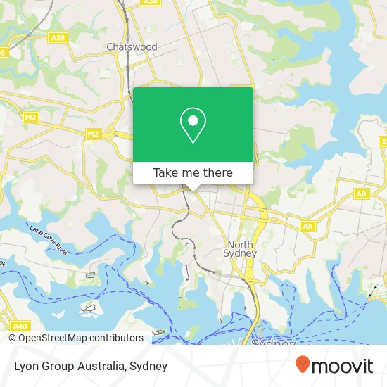 Mapa Lyon Group Australia
