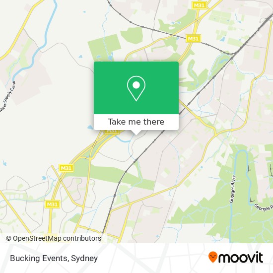 Bucking Events map