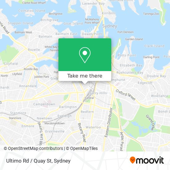 Ultimo Rd / Quay St map