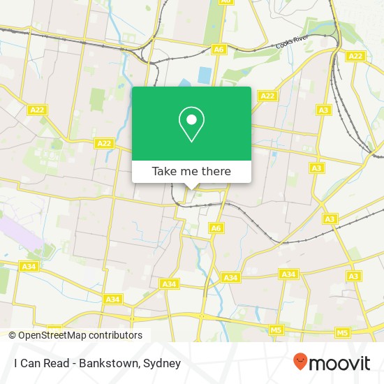 Mapa I Can Read - Bankstown