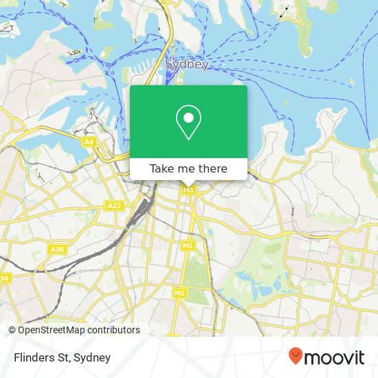 Flinders St map
