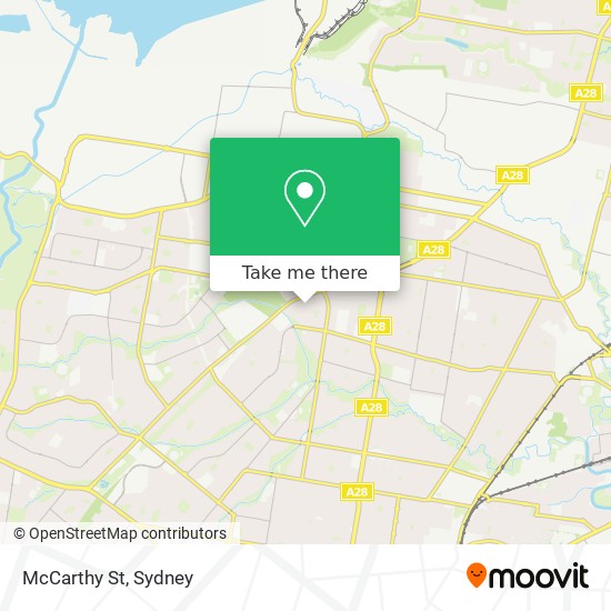 McCarthy St map