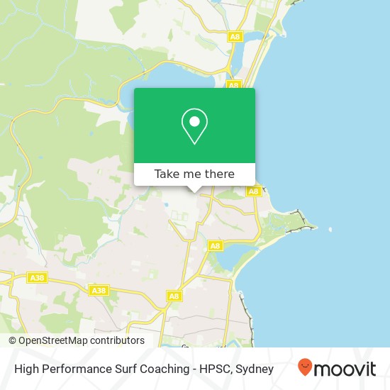 High Performance Surf Coaching - HPSC map