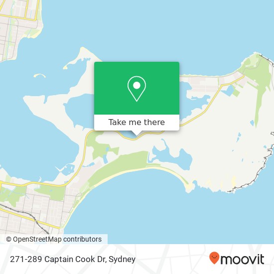 271-289 Captain Cook Dr map