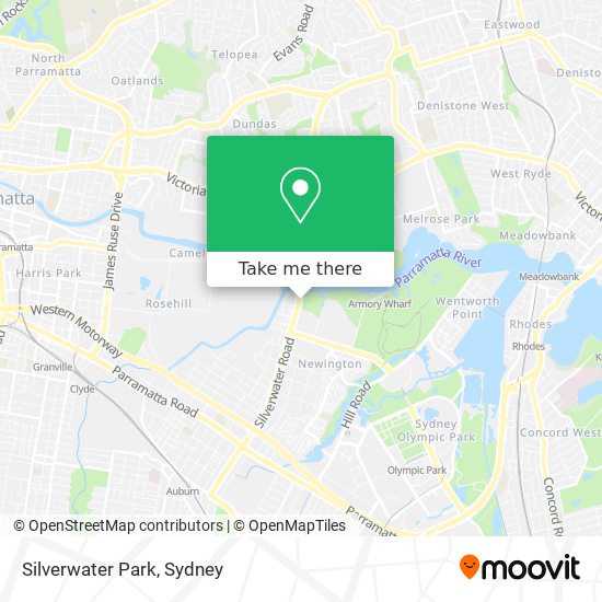Silverwater Park map