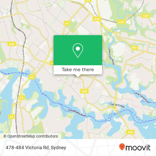 Mapa 478-484 Victoria Rd