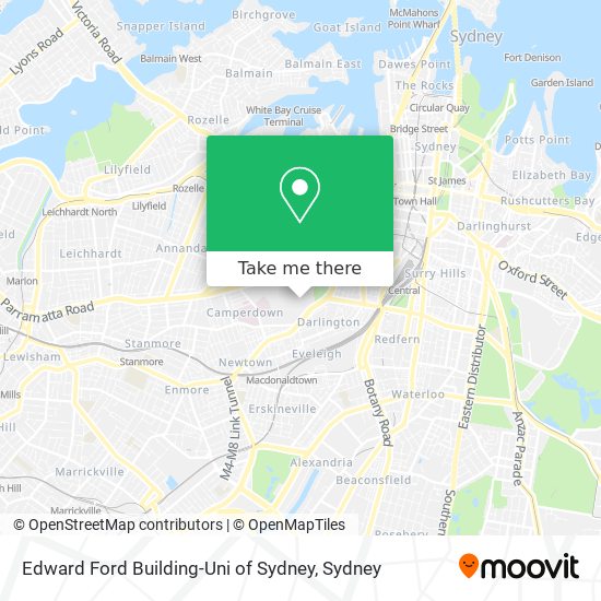 Edward Ford Building-Uni of Sydney map