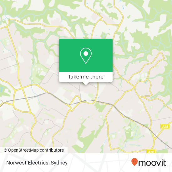 Norwest Electrics map