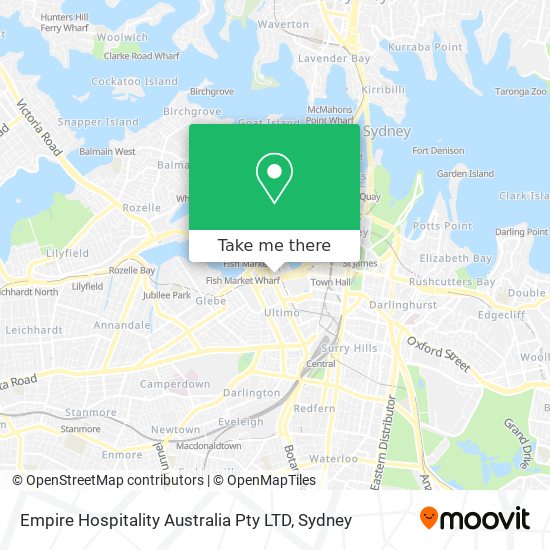 Mapa Empire Hospitality Australia Pty LTD