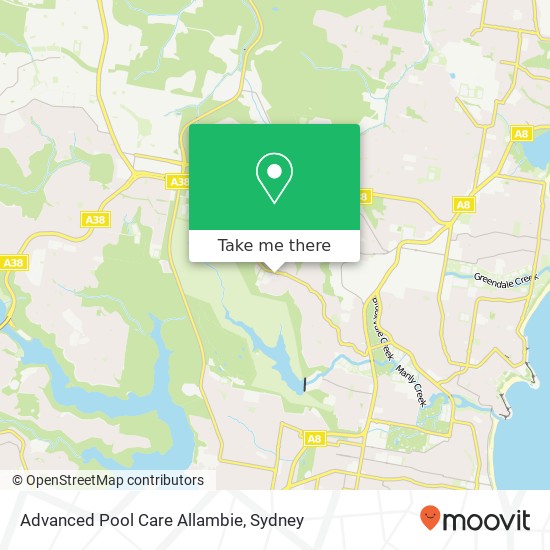 Advanced Pool Care Allambie map