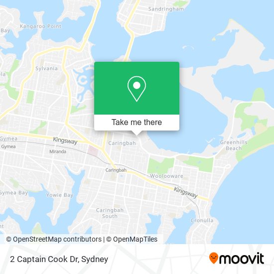 2 Captain Cook Dr map