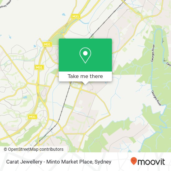 Carat Jewellery - Minto Market Place map