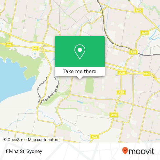 Elvina St map