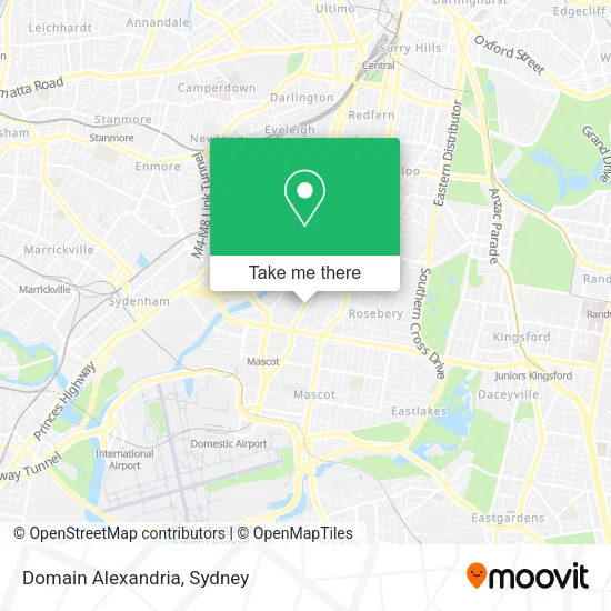 Domain Alexandria map