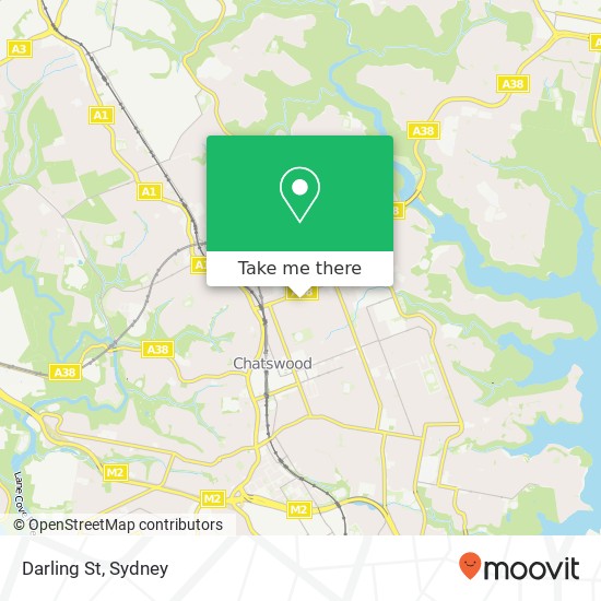 Darling St map