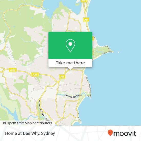 Mapa Home at Dee Why