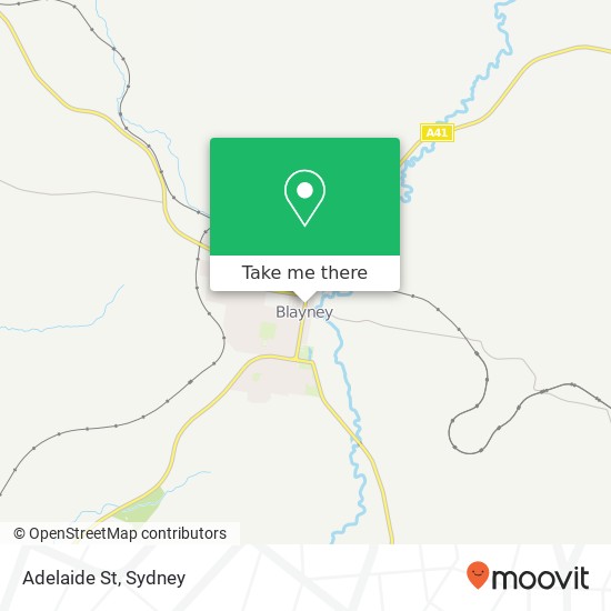 Mapa Adelaide St