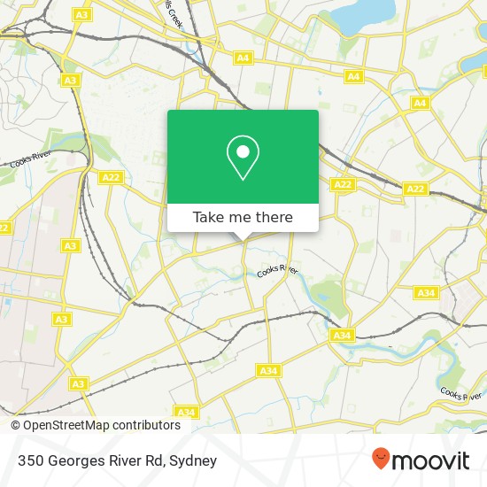 350 Georges River Rd map