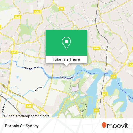 Boronia St map