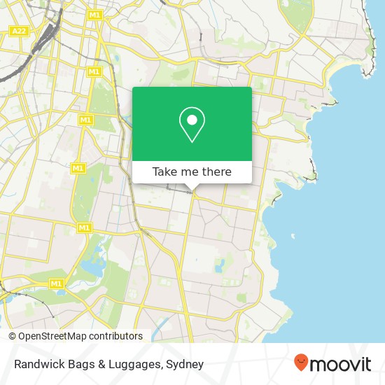 Randwick Bags & Luggages map