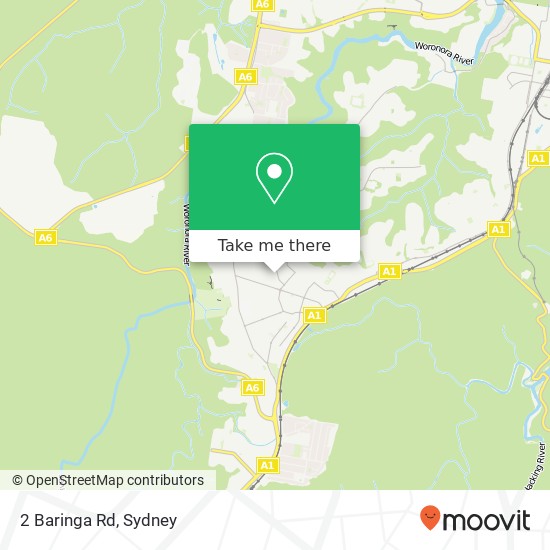 2 Baringa Rd map