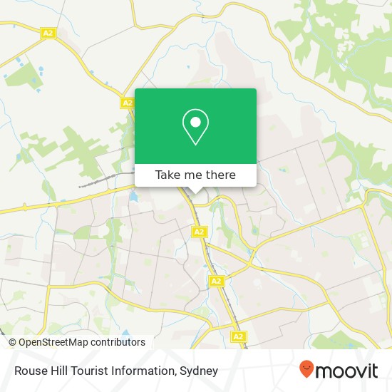 Mapa Rouse Hill Tourist Information