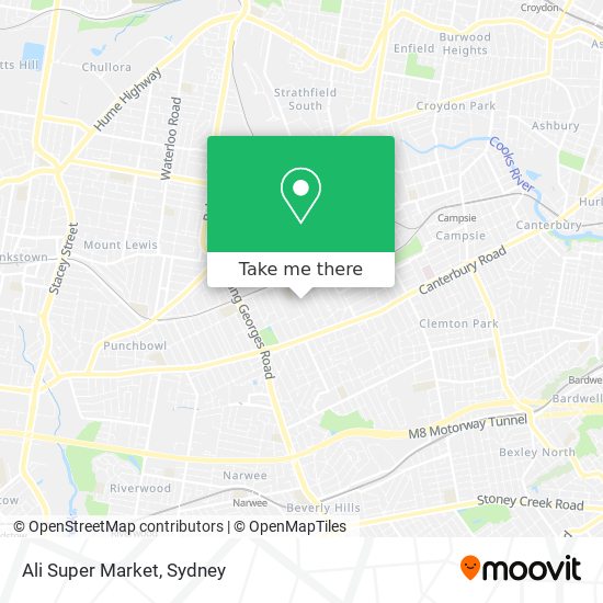 Ali Super Market map